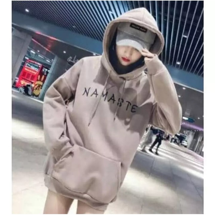 Namaste Hoodie Wanita - Sweater Hoodie flecee premium