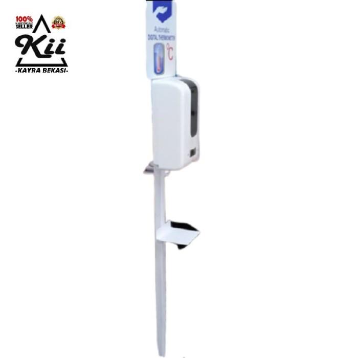 Paket Standing Mesin Hand Sanitizer Otomatis dan Digital Thermometer