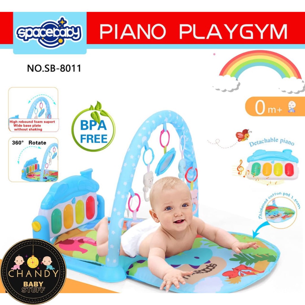 PIANO PLAYGYM MAT SB-8011 SPACEBABY ALL IN 1 MAINAN BAYI (MUSIK)