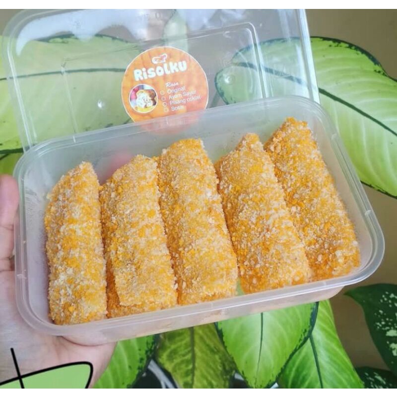 

risor ayam sayur mentah dan goreng