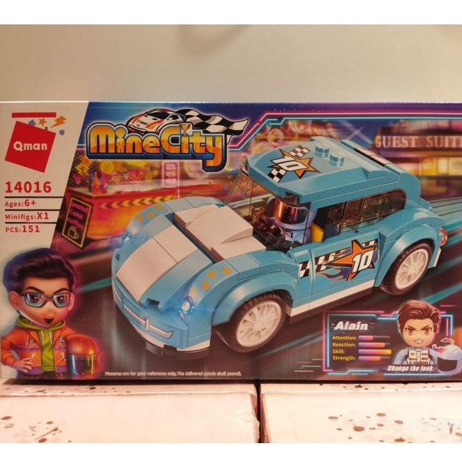 Lego block mobil Qman MineCity