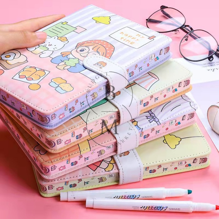 

CODE653 Magnetic Notebook Diary / Jurnal Agenda Buku tulis / Planner Wanita