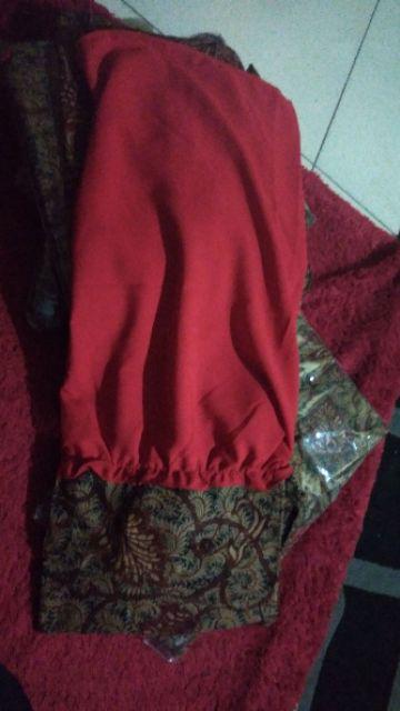 (busui & Ori) Gamis Batik Couple Rempel Couple Manggar,sekar,kubis,meysya Meisya Style Syari - Kg075