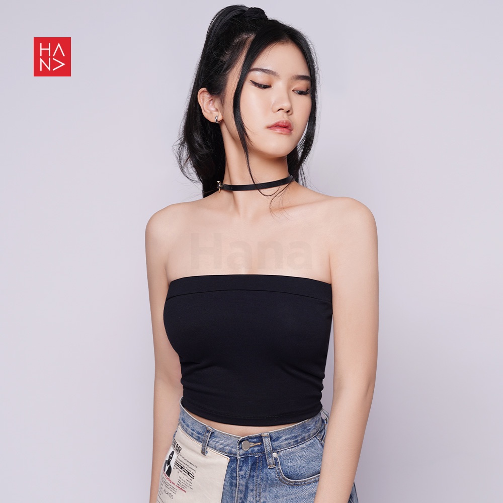HanaFashion JKT - Marina Tube Bra Crop Top Kemben Pendek Wanita - TT074