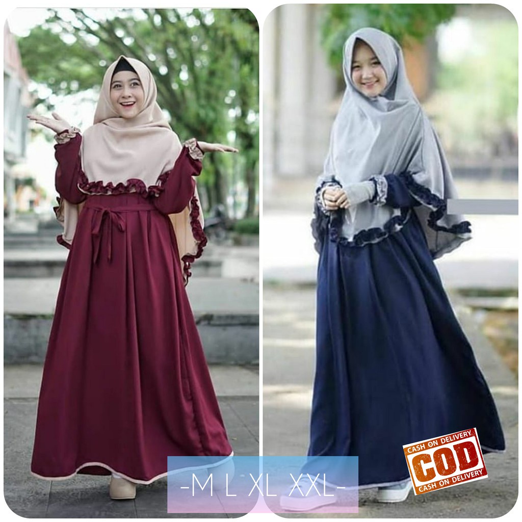 C.P - GAMIS SET ASHILA SYARI FREE HIJAB