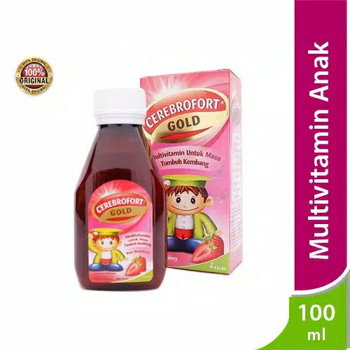 Cerebrofort Gold Strawberry 100ml