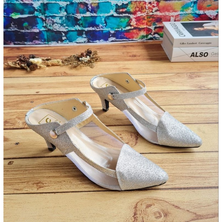 ABBUSHOES  AG 05 high heels bapau mules amiroh 7cm