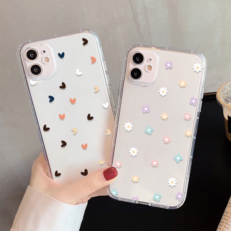 Casing Samsung A32 A52 A72 A53 A71 A73 A750 A7 2018 A33 A31 A51 A52S A03 A03S A13 A12 A21S A20 A3022 Motif Bunga