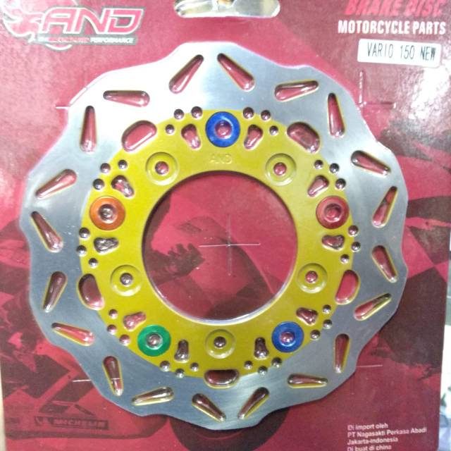 Piringan Disc Cakram Standard Model Variasi Honda Vario 150 New Lubang Baut 5