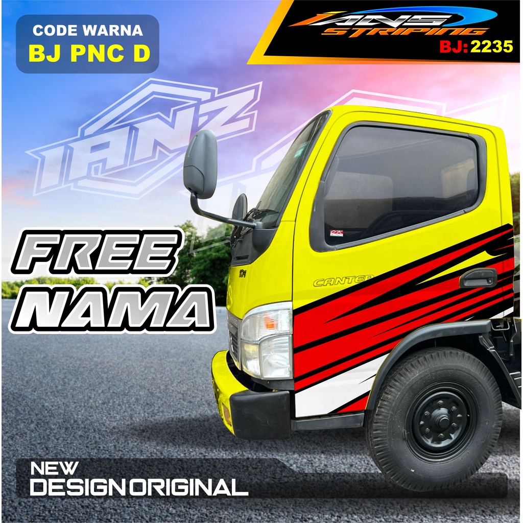 STIKER VARIASI PINTU TRUK FUSO RAGASA / DECAL PINTU DUMTRUK  / STIKER MOBIL TRUK / STIKER PINTU TRUK KEREN