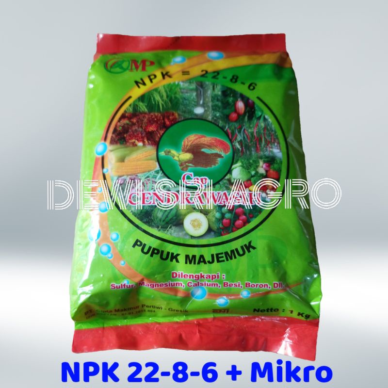 Pupuk Pertumbuhan NPK 22 8 6 Cendrawasih original 1 kg