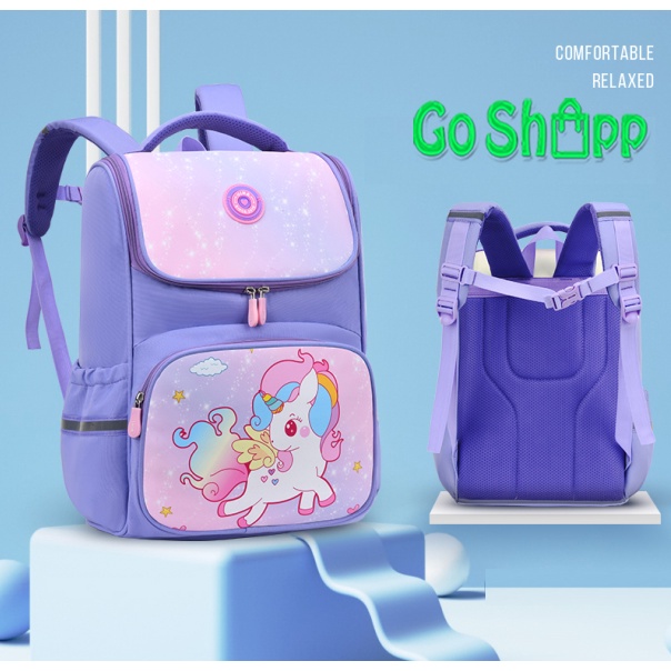 Tas Sekolah Anak Besar Import Premium High Quality Terbaru - Tas Ransel Anak Motif Karakter Lucu - Tas Backpack Anak Sekolah SD - Tas Anak Karakter Unicorn Frozen Elsa - Tas Anak Karakter Astronot Ultraman - Backpack Anak Sekolah Unisex [BK15]