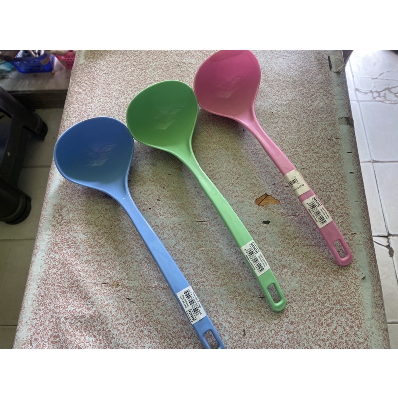 Centong Kuah Plastik Sanata Sendok Sop Irus Plastik Warna