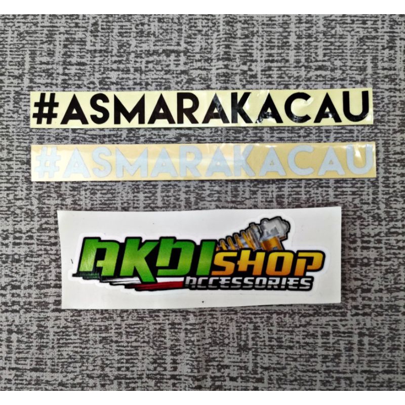 

Sticker asmara kacau cutting stiker stiker kata-kata asmara kacau