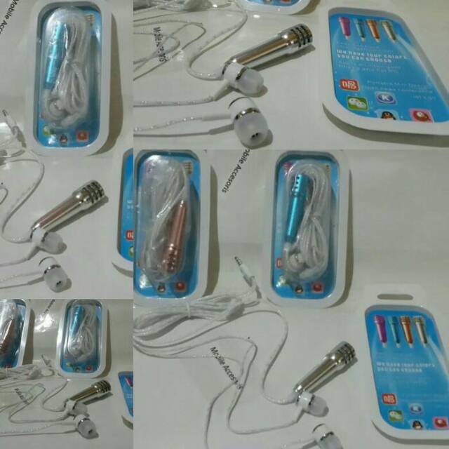 Handsfree Hf plus microphone karaoke mic smule