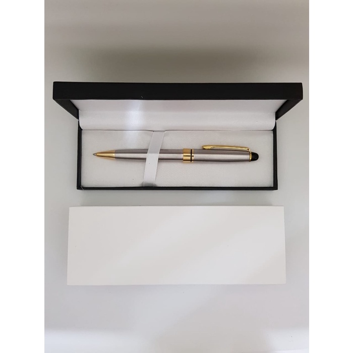 

Pulpen Promosi / Pulpen Elegant Model Montblanc 164 BP Stainless GT promo