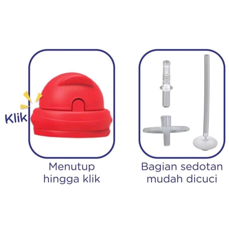 Babysafe botol minum 270ml SK019/Training Cup With Straw 270ml