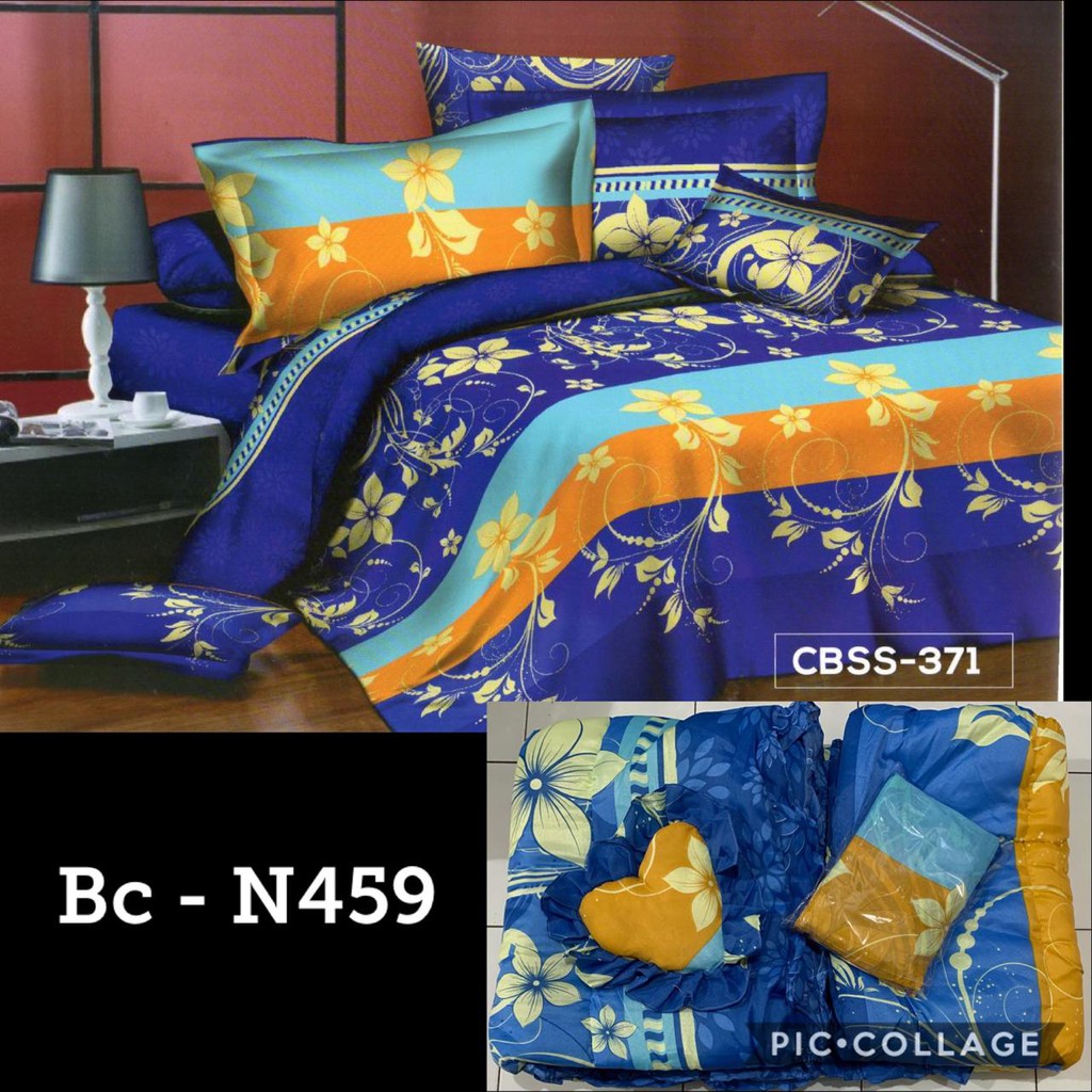 PROMO Natasha Bed Cover set + sprei King Ukuran 180x200