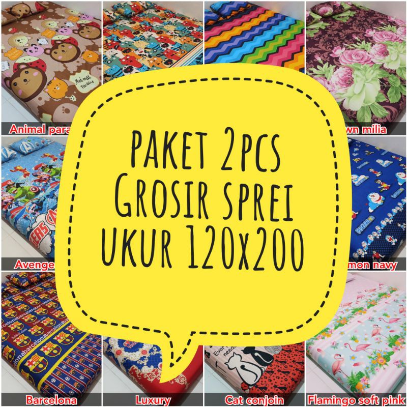 grosir sprei homemade ukur 120