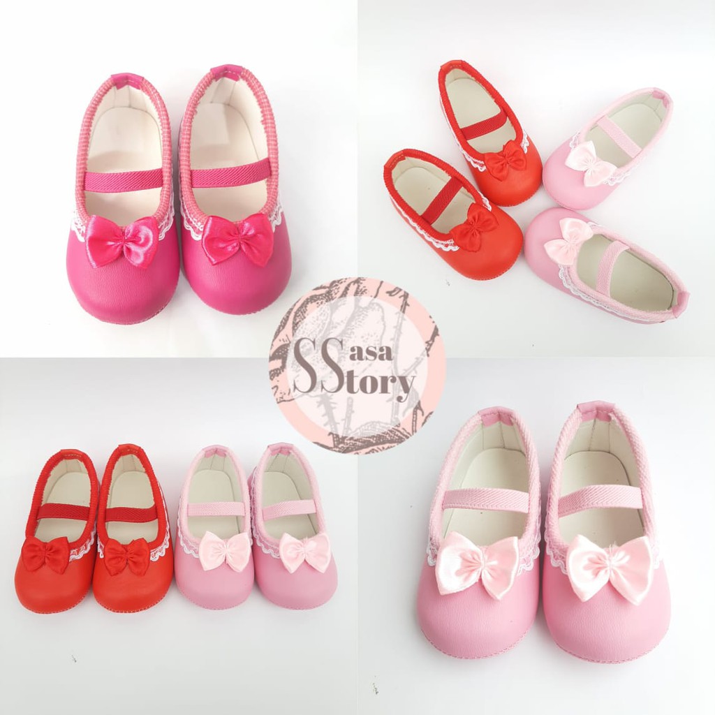 SEPATU BALET BABY BAYI SLIP ON PREWALKER PEREMPUAN AP03