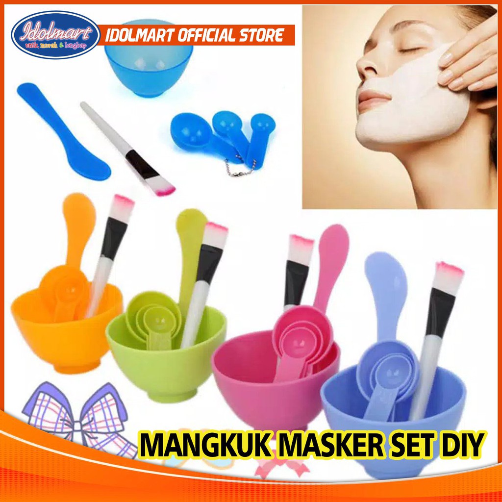 IDOOMART Mangkuk MAsker Set Diy/ Mangkuk Masker