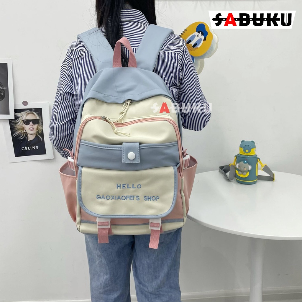 Tas Sekolah Anak Perempuan Tas Ransel Sekolah Wanita Korea Backpack Wanita kekinian -219