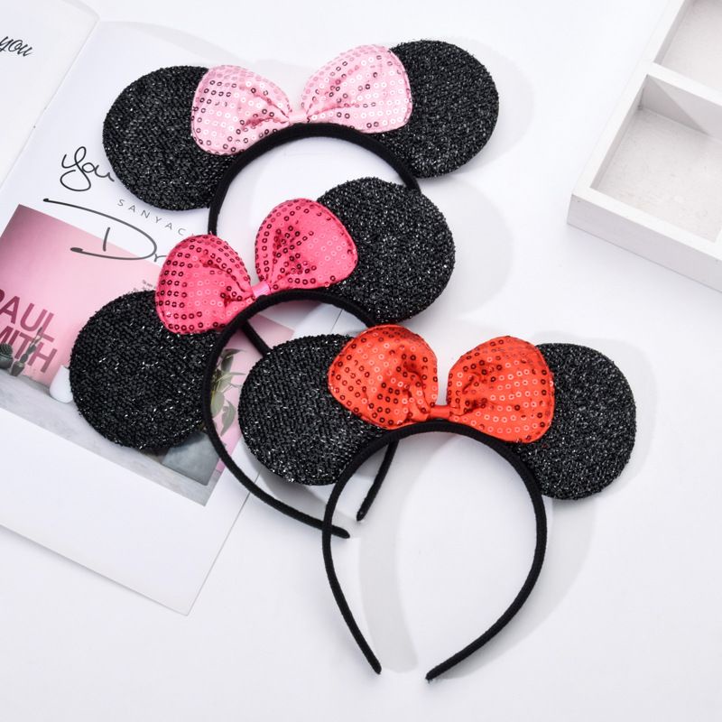 BANDO MICKEY MOUSE JUMBO / BANDO MIKI / BANDO MICKEY GLITTER / MICKEY MOUSE HEADBAND BANDO ANAK AKSESORIS RAMBUT