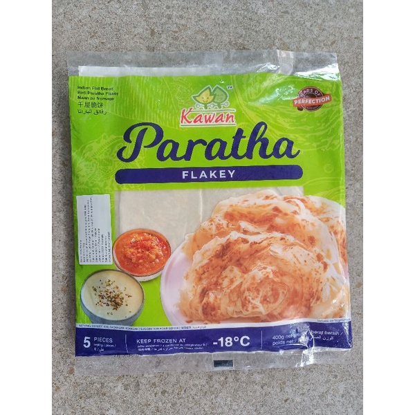 

Roti Paratha Flakey 5 pc 400 gram Kawan Food