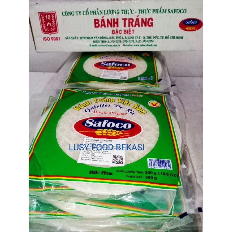 

Rice Paper Vietnam Kulit lumpia Vietnam SAFOCO 22cm 300gr
