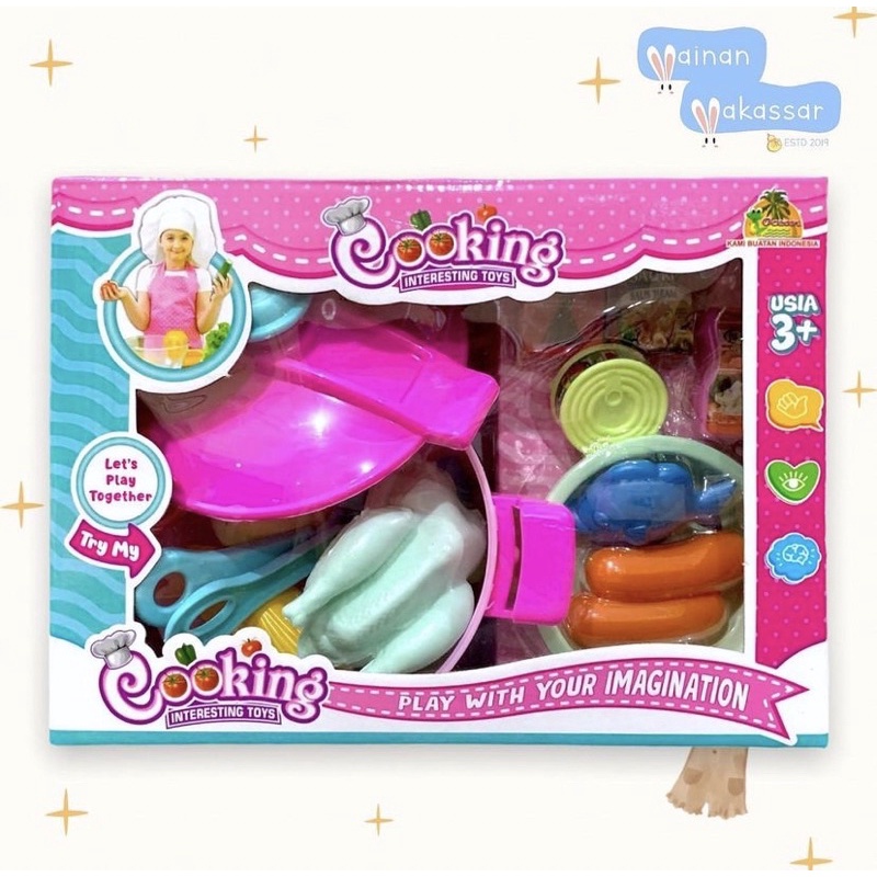 KITCHEN SET BOX COOKING INTERESTING TOYS OCT 2066