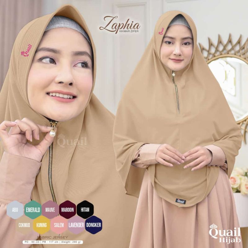 Jilbab Khimar Quail model ZAPHIA