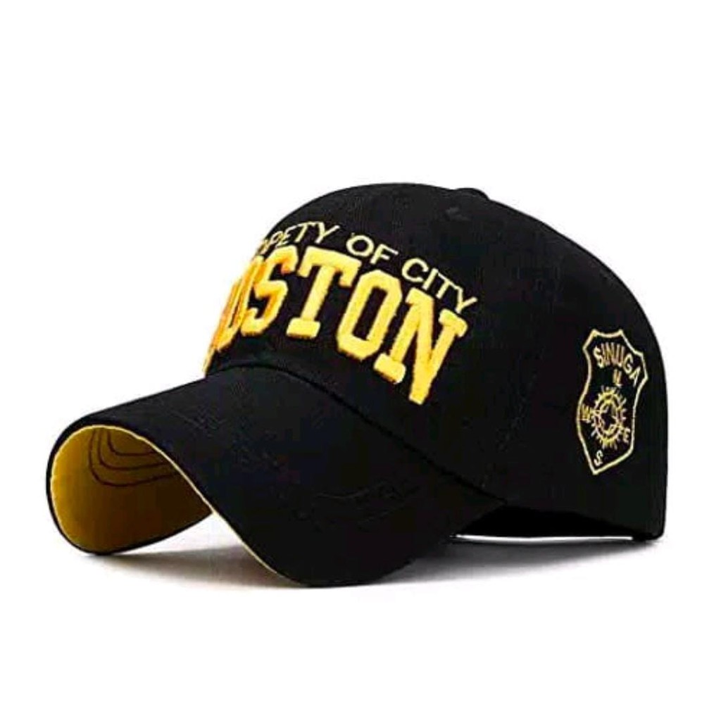 Topi Base Ball Distro BOSTON Pria dan Wanita Masa Kini Trendy