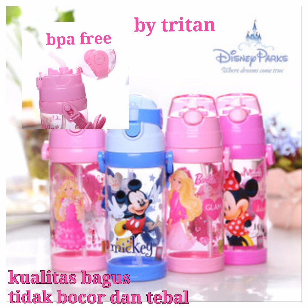 BOTOL MINUM ANAK DISNEY BY TRITAN ORIGINAL
