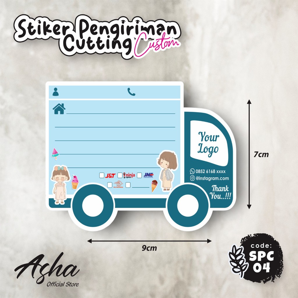 

STIKER PENGIRIMAN OLSHOP CUTTING CUSTOM MURAH
