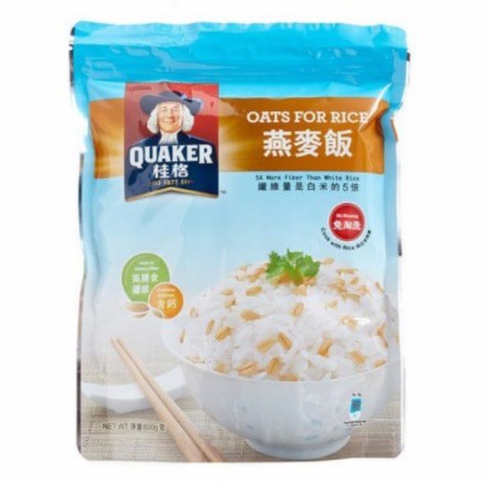 

Quaker Oats For Rice Beras 600g