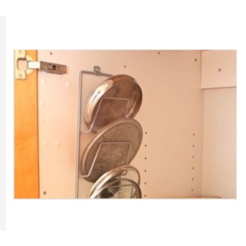 RAK TUTUP PANCI GANTUNG BESI TEBAL /RAK DAPUR TUTUP PANCI MINIMALIS ESTETIK