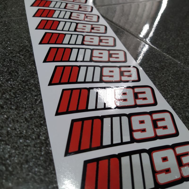 Sticker MM93 Sticker cuttingg MM93 stiker MM93