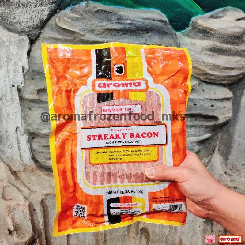 

AROMA PORK STREAKY BACON (BACON BABI) 1 KG