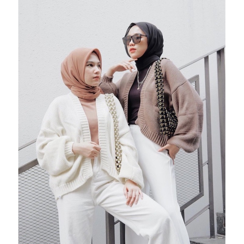 OLLA CARDY / CARDIGAN RAJUT TEBAL / KOREAN CARDIGAN SWEATER