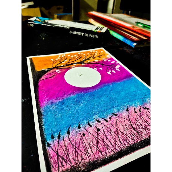 

lukisan crayon keren