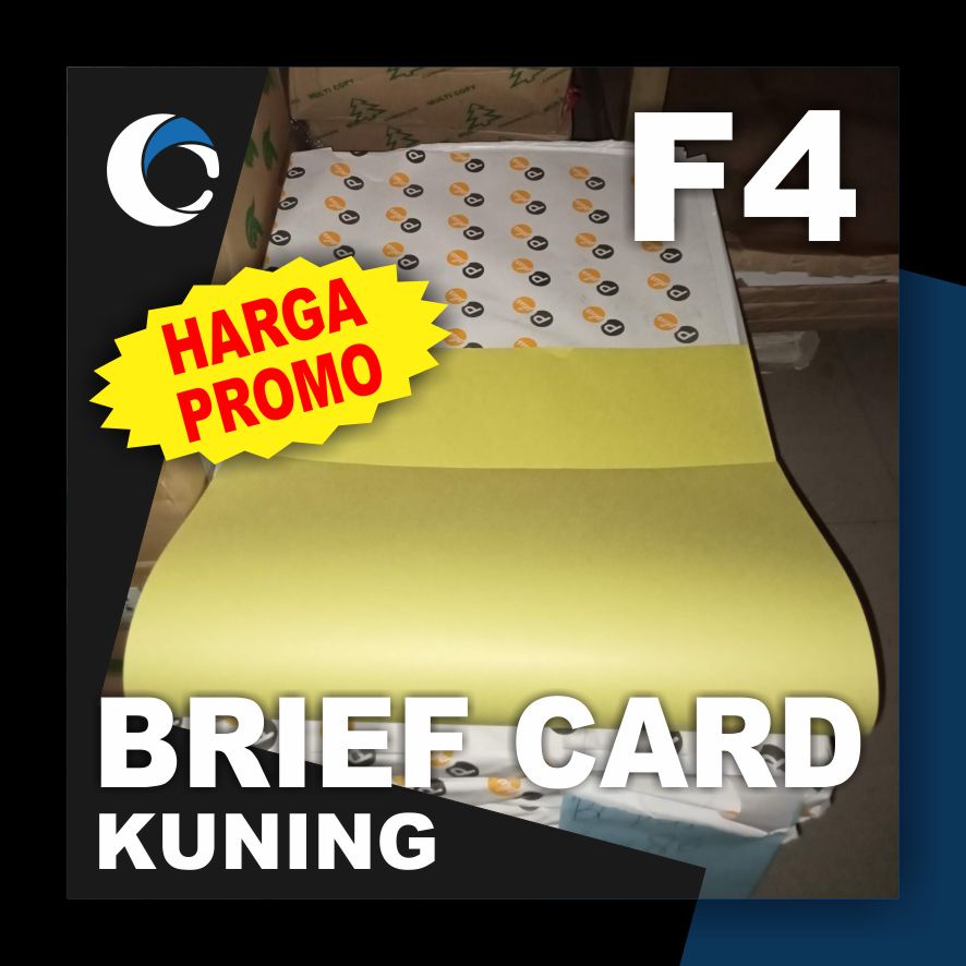 

KERTAS BC / BRIEF CARD KUNING 160 GSM Uk [ F4 / Folio ] 21.5 cm X 33 cm ( 100 LEMBAR )