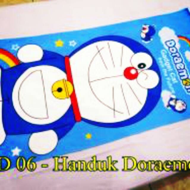 Handuk karakter doraemon