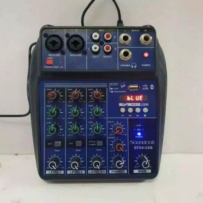 Mixer Soundcraft EFX 4 USB - Bluetooth 4 Channel