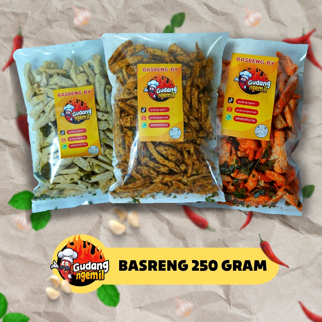 

Basreng Daun Jeruk 250 Gram