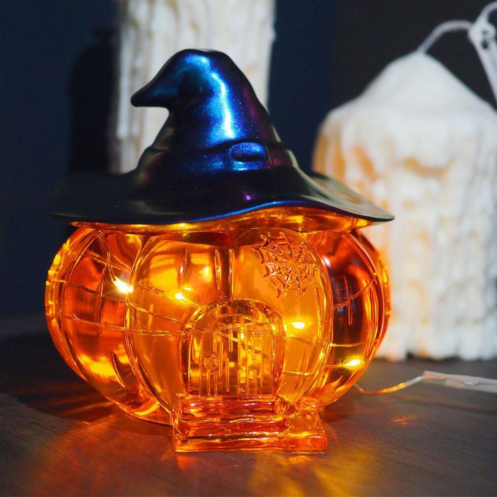 Preva Kotak Penyimpanan Permen Cetakan Permen DIY Kerajinan Lampu LED Epoxy Resin Halloween Labu