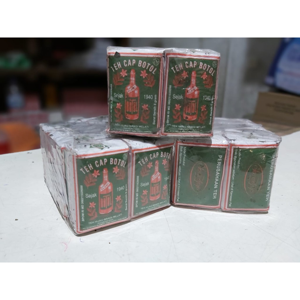 

Teh Cap Botol Bubuk 8 gr (Hijau) - 1 PAX (10 PCS)