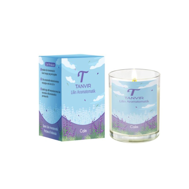 Tanvir lilin aromaterapi aesthetic 60gram souvenir lilin wangi candle