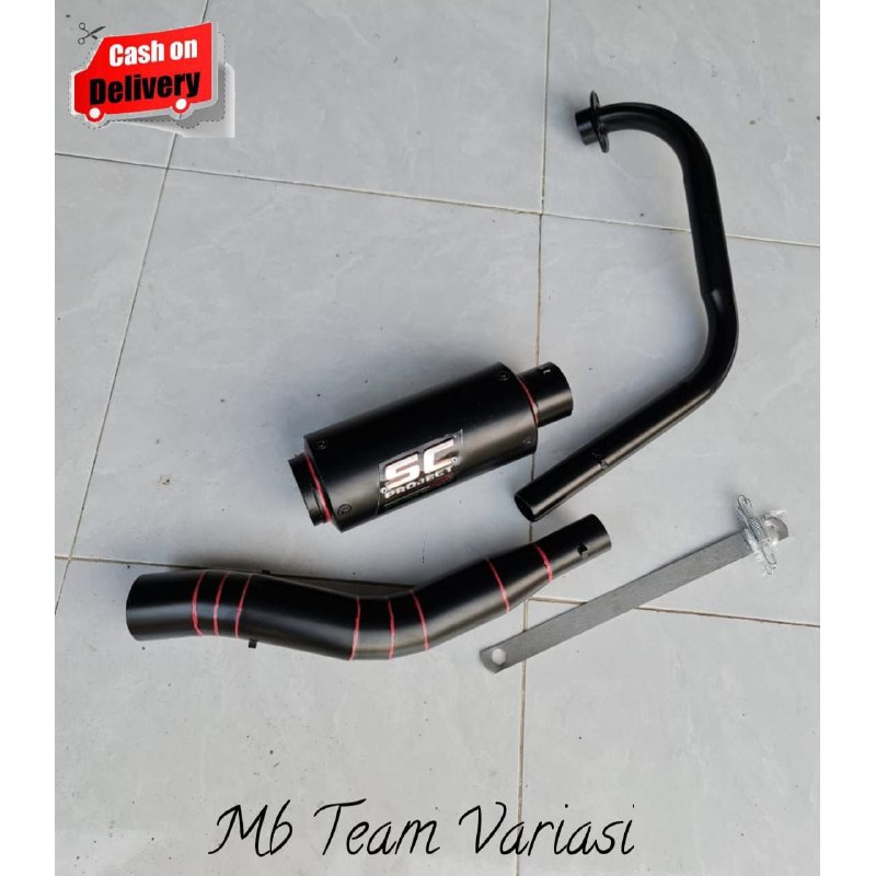 KNALPOT RACING BYSON SC PROJECT BLACK MATTA