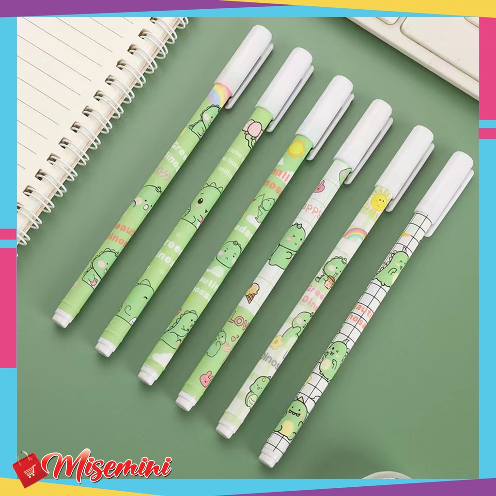 

Ⓜ️Ⓜ️Pulpen Gel Motif Dinosaur Pulpen Korea Pelajar Dan Kantor Pena Lucu Import