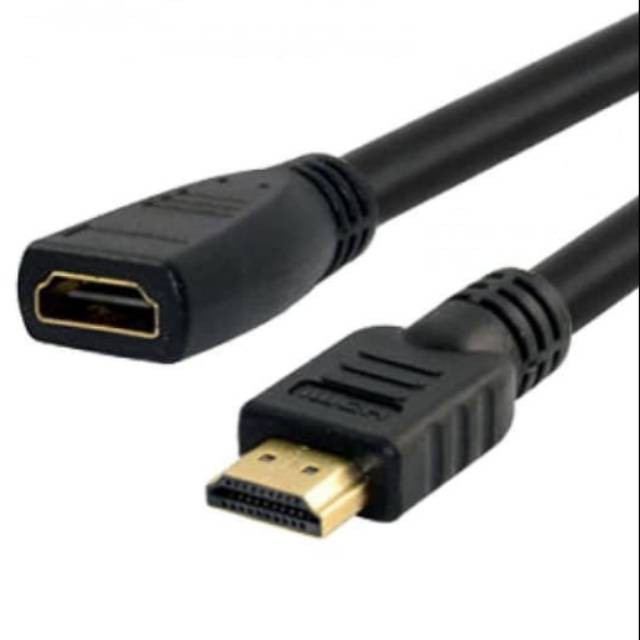Kabel Hdmi Male To Hdmi Female / Kabel Hdmi M/F Extension 1.2 Meter